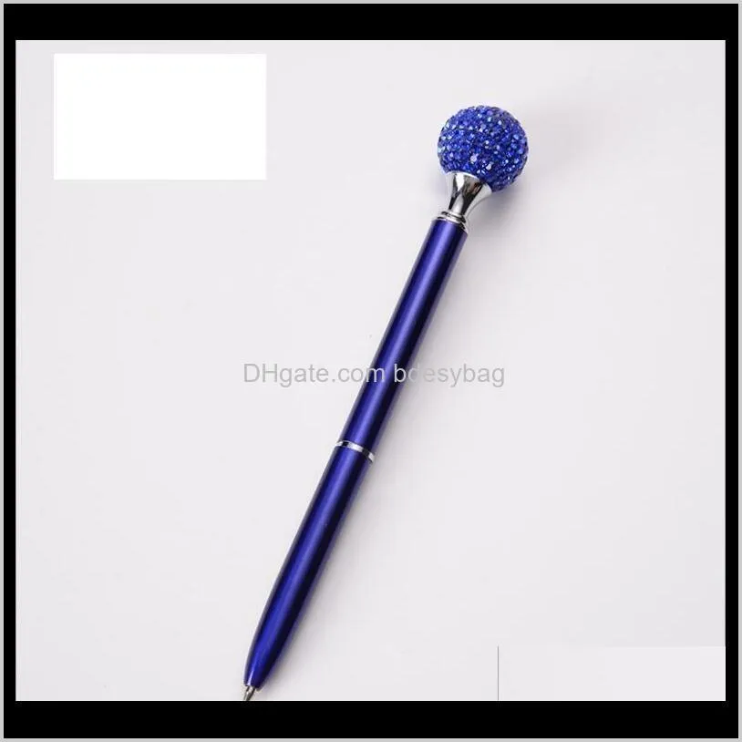 big diamond ball pen. color gem pen. diamond metal ball creative lovely festival custom pen. beautiful shape