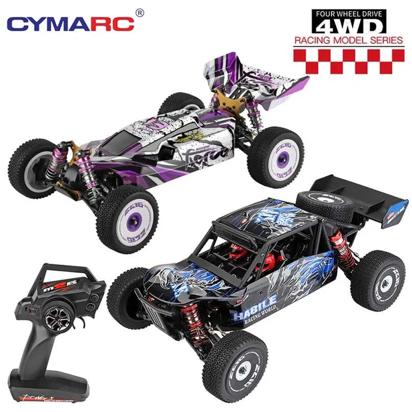 WLTOYS 124018 124019 RC車55km / H 4WD 1:12アルミ合金オフロードドリフトクライミングレーシングトイズ高速リモコン211029