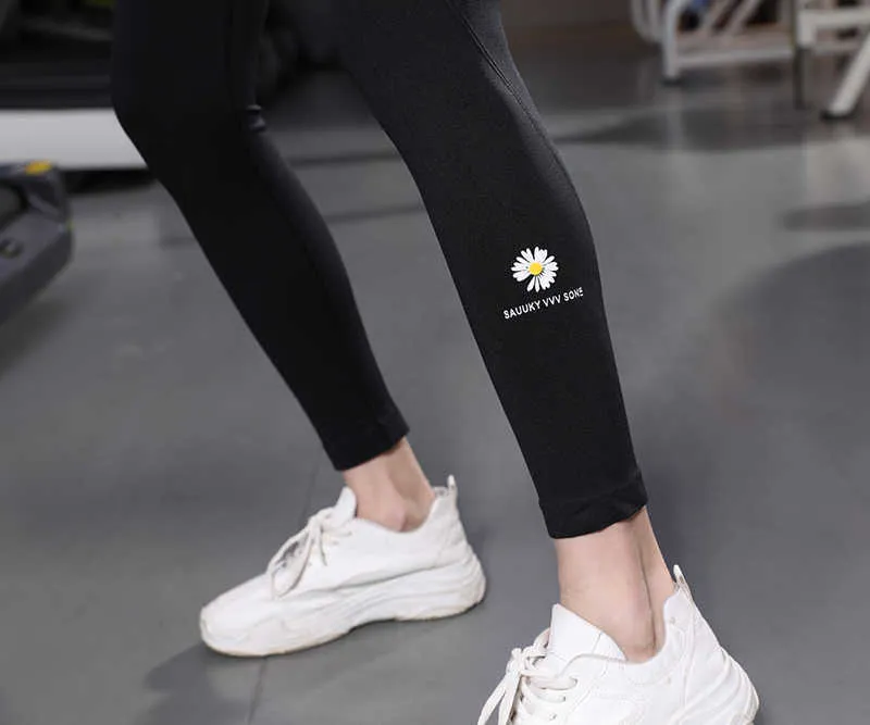 BIVIGAOS Flower Fat Burning Sleep Pants High Elastic Sport Fitness High  Waisted Black Leggings For Women With Shaping And Push Up Features Black  From Dou05, $16.14