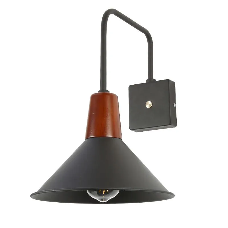 Lampade da parete Lampada nordica Camera da letto Luci industriali vintage per illuminazione domestica Wandlamp Lampade per scale con interruttore Bar Sconce