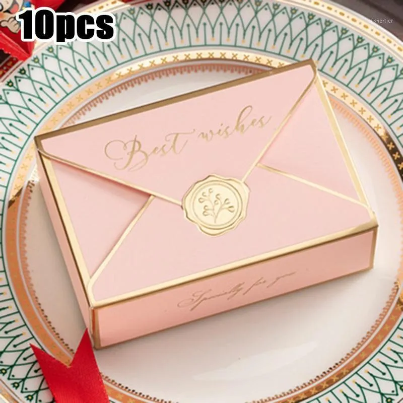 Geschenkpapier Bronzing Mystery Boxes Süßigkeiten Kuchen Papierverpackung Hochzeit Geburtstag Partygeschenke Weihnachten Krafttüten Gäste Jahr 2022