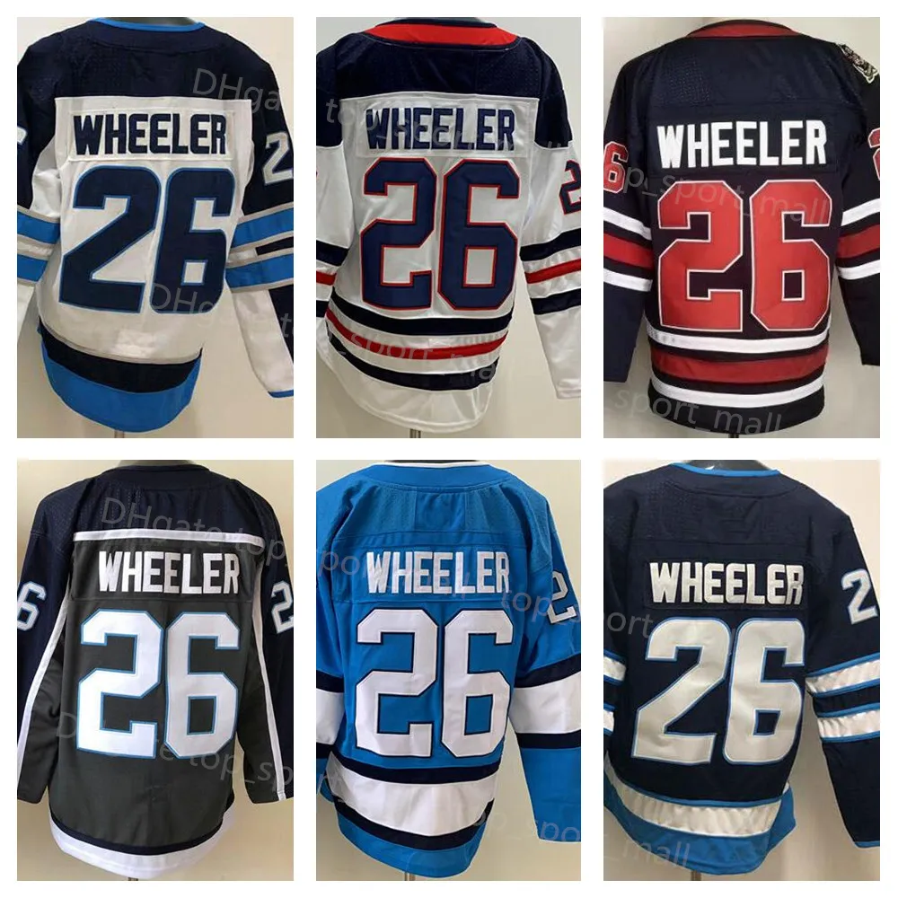 Hockey Reverse Retro 55 Mark Scheifele Jersey 26 Blake Wheeler 37 Connor Hellebuyck 81 Kyle Connor Pierre Luc Dubois Dustin Byfuglien Heritage Classic Blue Navy Men From Top sport mall 17.16 DHgate.Co...