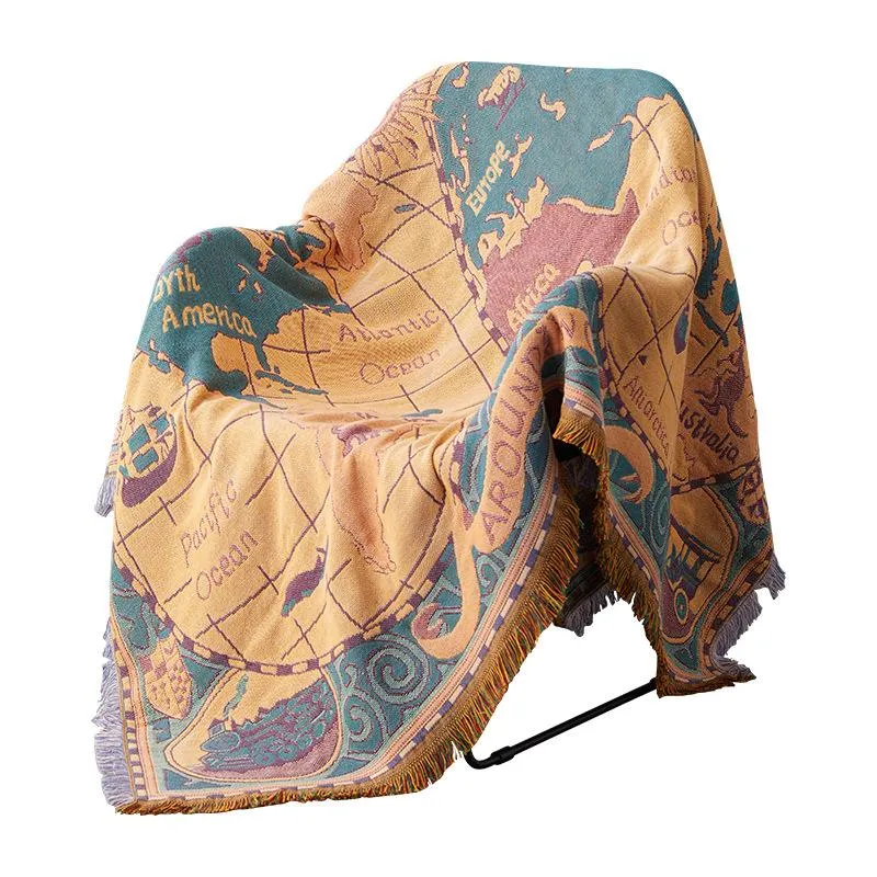 毛布ボヘミアンパターンチェアブランケットソファタオルピクニックマットスロー壁掛けタペストリー織物洗濯機