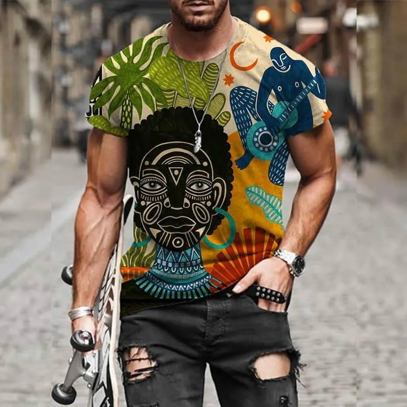 Koszulki męskie 2021 Novas Camisetas Casuais Masculinas e Femininas Impressas Em 3D Com O Novo Streetwear de Mata Masculina Alta Qualidade