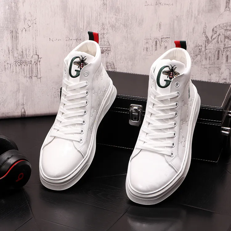 White hot sale high shoes