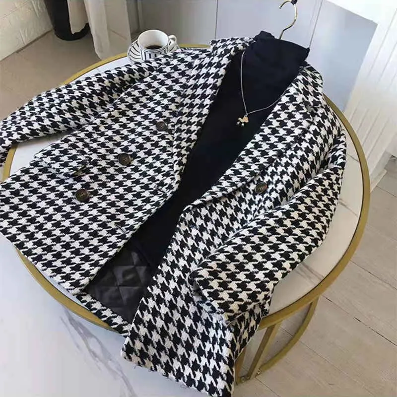 Thickened suit jacket autumn winter women must fashion coat