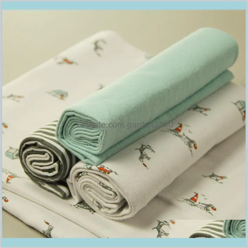 4pcs /Lot Newborn Baby Bed Sheet