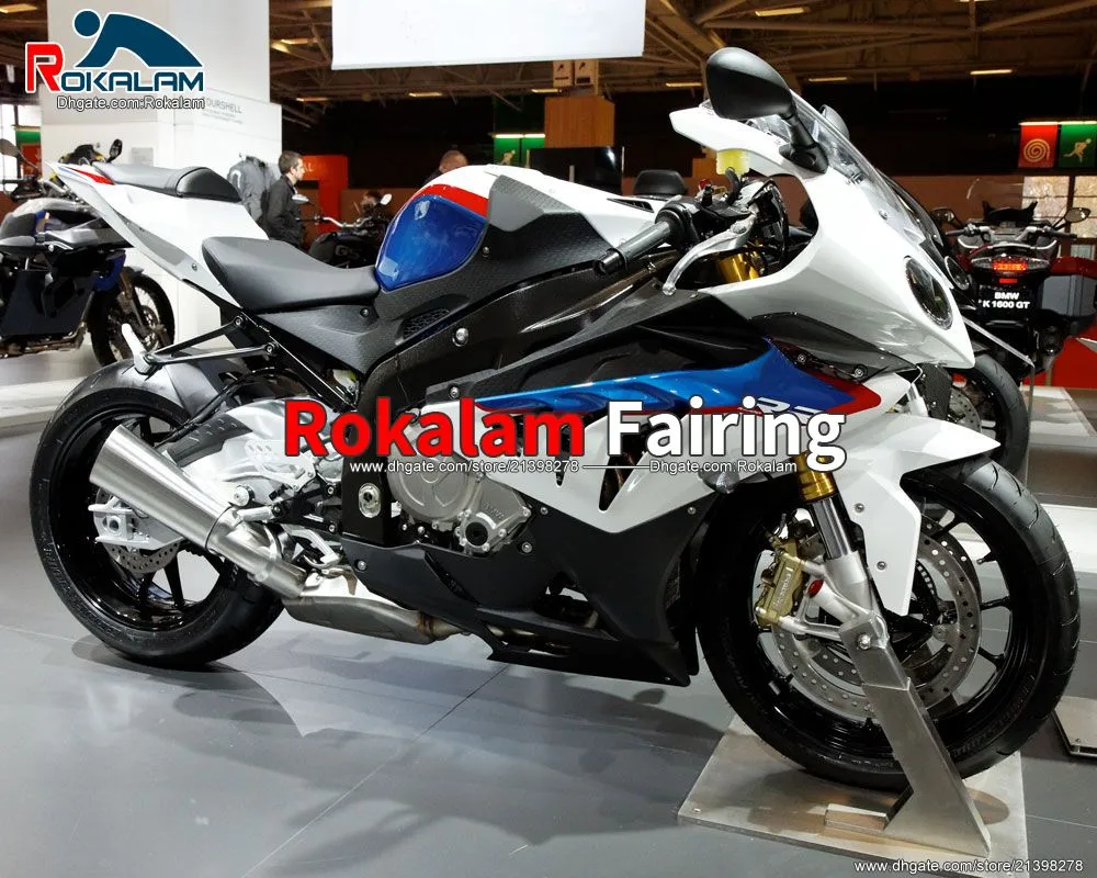 Dla BMW S1000RR 2010 2012 2012 2013 2014 Po sprzedaży Bodywork S1000 RR 10-14 Zestaw zwłok motocyklowych (formowanie wtryskowe)