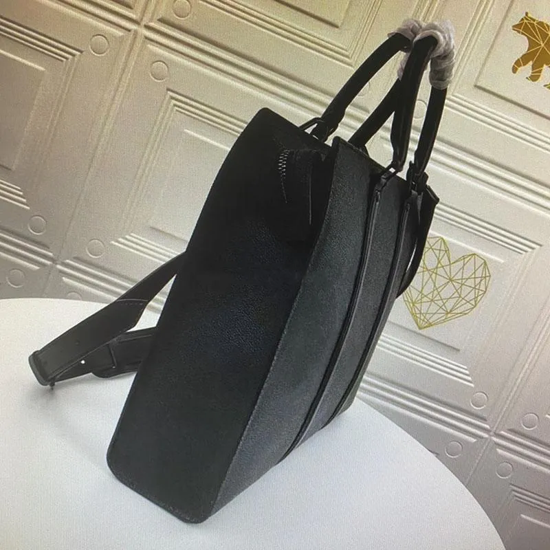 SAC PLAT HORIZONTAL ZIPPE Briefcase Business Crossbody Handbag Fashion Men  Shoulder Bag Leather Laptop Package Man Computer Bags From Praffa, $63.5