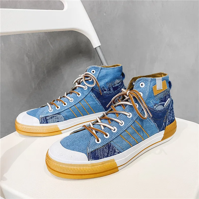2021 Designer Running Shoes For Men Light Deep Blue Fashion Mens