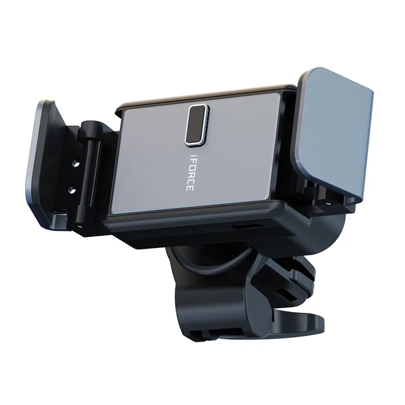 Kvalitet IFORCE A1 Biltelefon Holder Mini Smart Electric Locking Air Vent Clip Mobiltelefon Montering Stand Stand Auto Lock