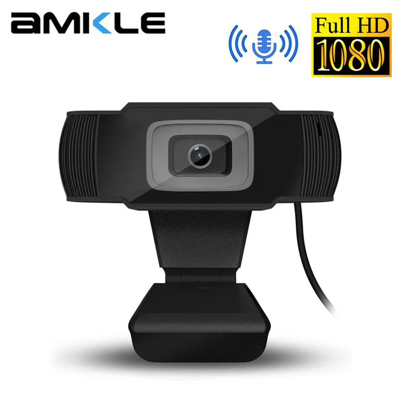 HD-webbkamera 1080p bärbar dator webbkamera Camrea YouTube Clip-on-kamera med mikrofon MIC-webbkameror Windows XP Win7 8 10