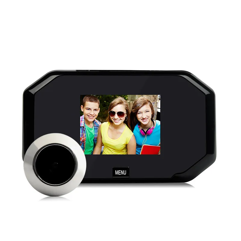 スマートホーム隠し電子ピープホールカメラ盗難防止ビデオドアベル3.0インチ他のCCTVカメラ2021