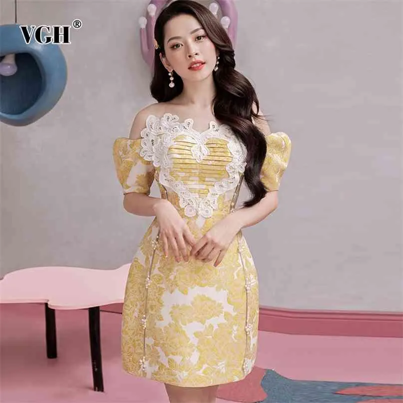 Yellow Embroidered Chiffon Mini Dress for Women with Slash Neck and Cap  Sleeves from Dhgate Basic & Casual Dresses - price 96.62