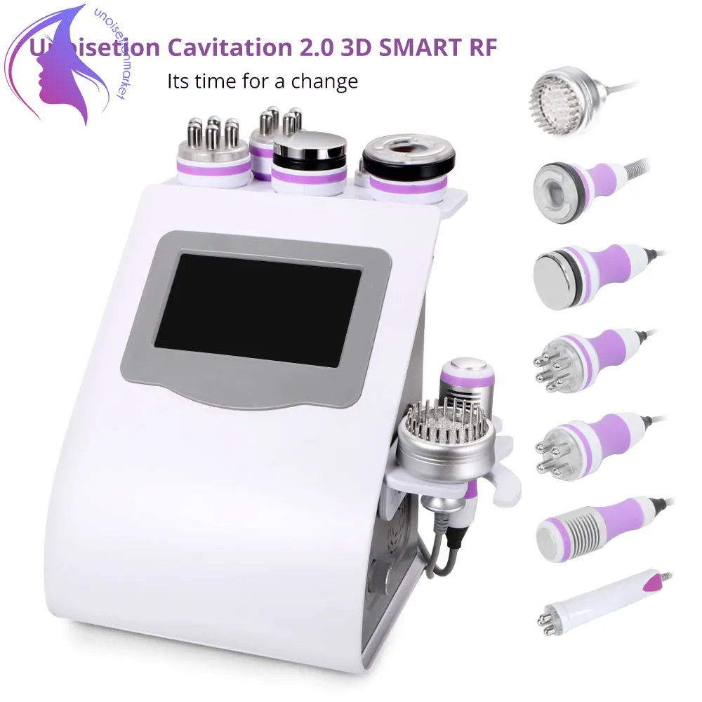 8W1 40K Cavitation Próżniowe wielokrotne RFMICRO Aktualne ciało Odchudzanie Photon Spa Salon