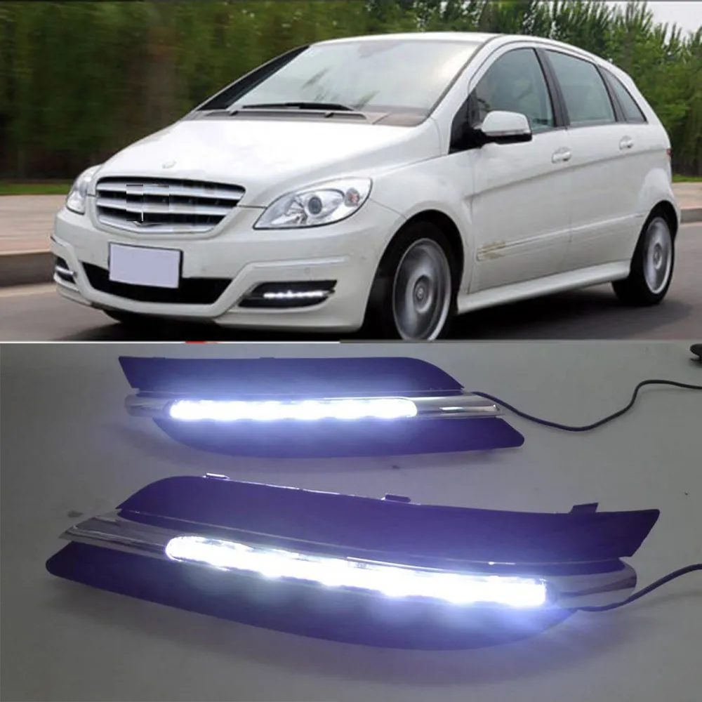 Feux diurnes à LED de voiture pour Mercedes Benz 2008/2010/W245/B180/B150/B170/B200