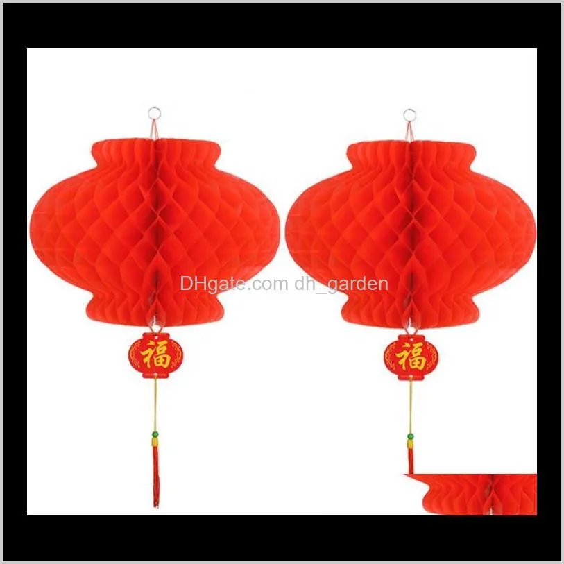 26 cm 10inch chinese traditional festive red paper lanterns for birthday party wedding decoration hanging supplies sn2259