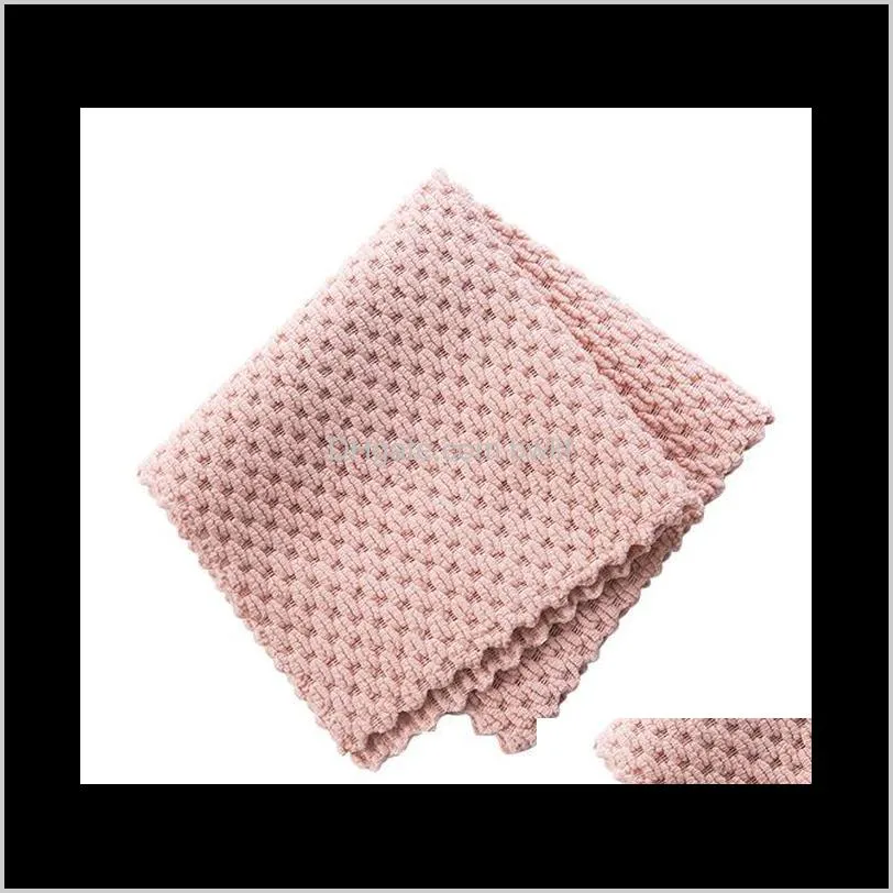 kitchen anti-grease wipping rags efficient super absorbent microfiber cleaning cloth home washing dish kitchen cleaning towel