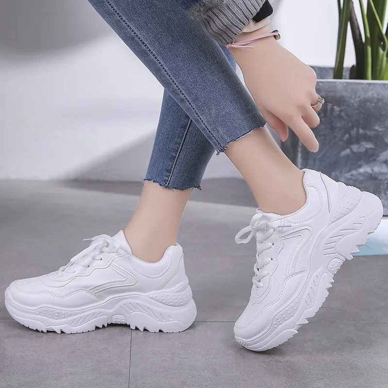 Pantano Desfiladero global size41 42 zapatos de lujo para mujer diseñadores plataforma zapatillas  blancas cuñas para damas casual zapatillas