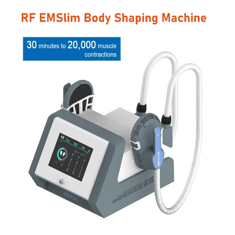 Taşınabilir Limmiing Makinesi EMS Vücut Şekillendirme İnce Kas Stimülatörü Makineleri RF Güzellik Sistemi Ile Emslim Kolu