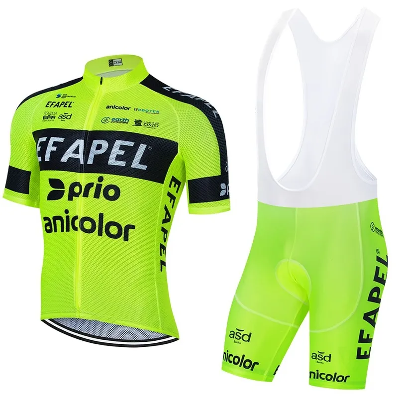 2022 EFAPEL Radfahren TEAM Kleidung Bike Jersey 20D Pad Männer Ropa Ciclismo Fahrrad Sommer T-shirt Radfahren Maillot Culotte Trikots