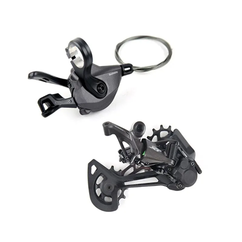 自転車derailleurs deore xt m8100 1x12速度リアデレイラーと右シフトレバー12スピード