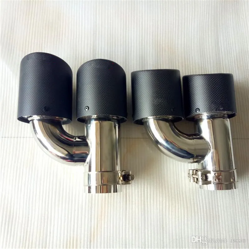 1 pce Universal Car Exhaust Muffler Tip Stainles... – Vicedeal