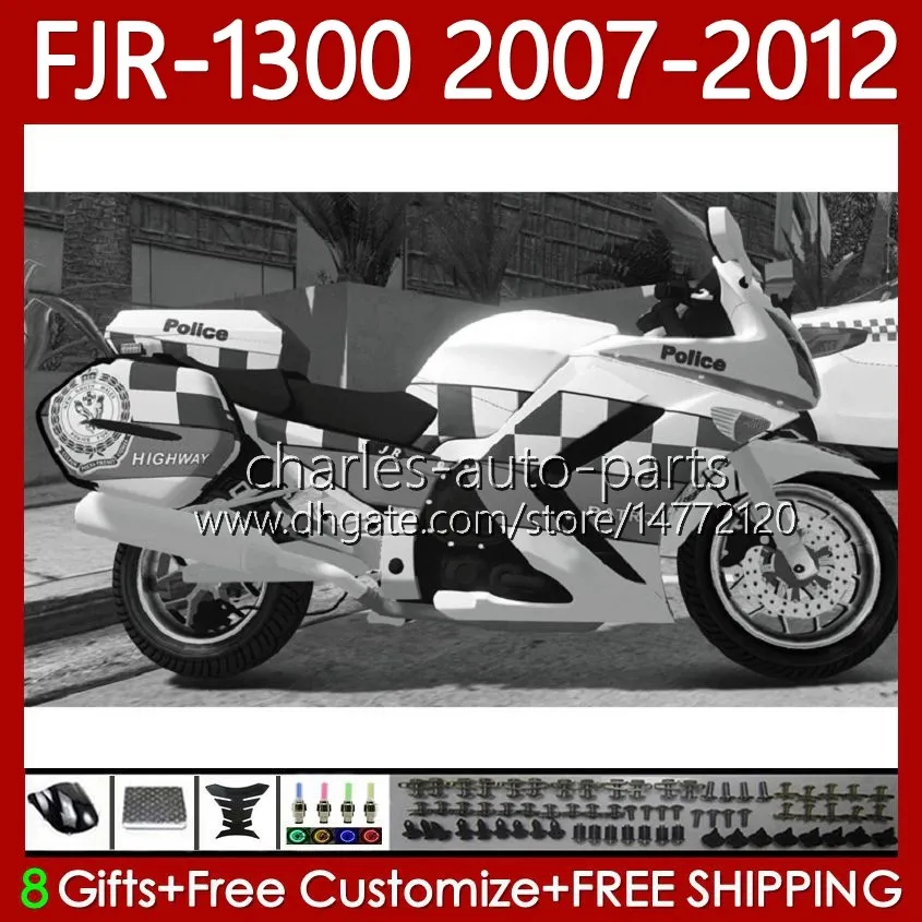 Body Kit For YAMAHA FJR 1300 FJR1300A FJR 1300 A CC 2001 2012 Bodywork