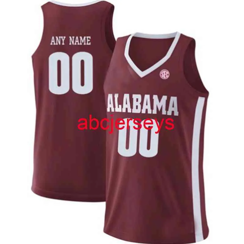 ₩29,034에서 Ed Alabama Crimson Tide Custom Basketball Jersey XS6XL 이름 번호