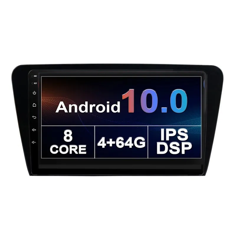 Araba DVD Oynatıcı 10 inç Android için VW Octavia 2014-2015 2016-2018 Multimedya Stereo Navigasyon GPS Radyo