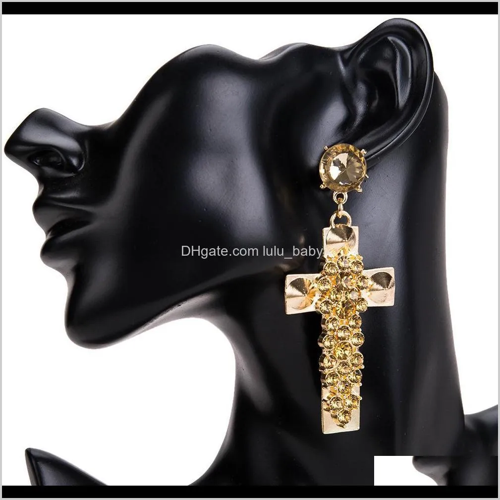 Charm smycken droppleverans 2021 eh7643 legering korsa akrylörhängen bohemisk stil kvinnamod q4tam