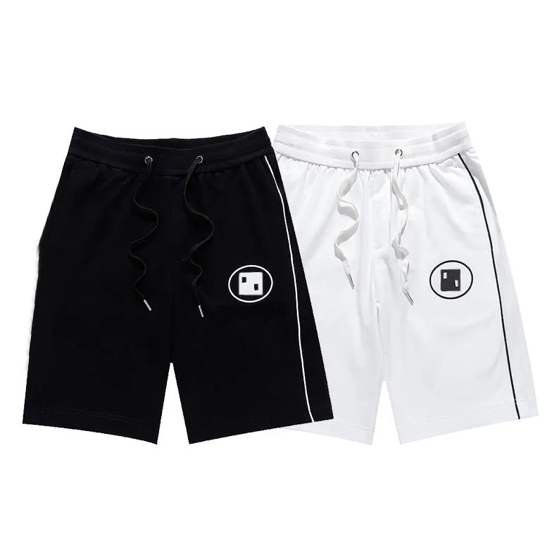 Designer branché hommes courts courts pantalons mode lettres imprimer hommes femmes sport shorts d'été occasionnel pantalon de jogger blanc noir noir