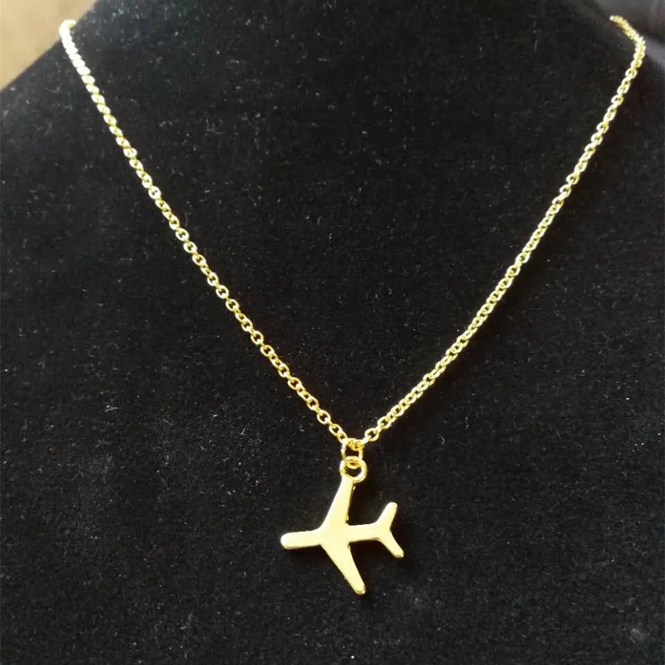 Paper Airplane Chasing a Star Necklace – AviatrixA