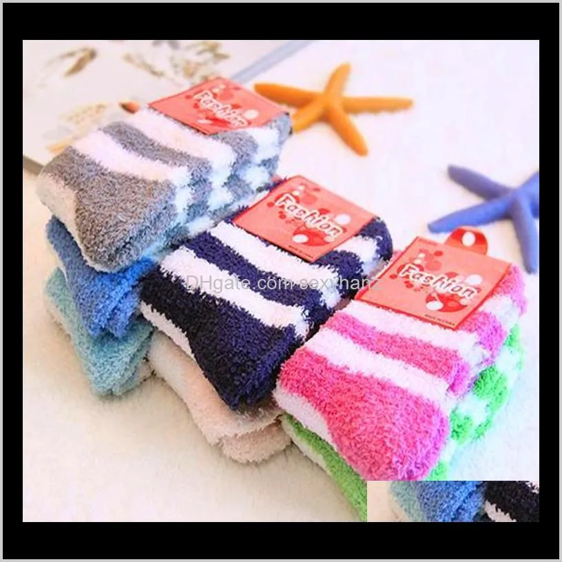  shipping 5pairs/lot winter warm socks for women high quality towel warm fuzzy socks candy color thick floor thermal