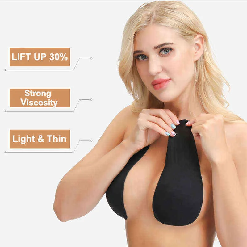 Silicone Teardrop Invisible Breast Tape Wireless Bra