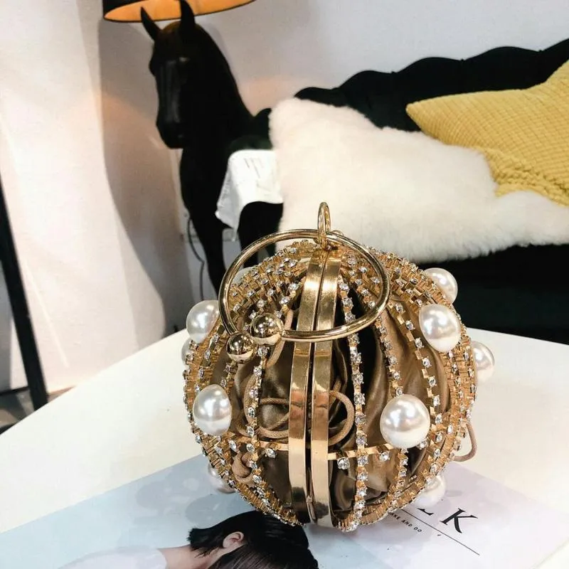 Gold cage bag sales