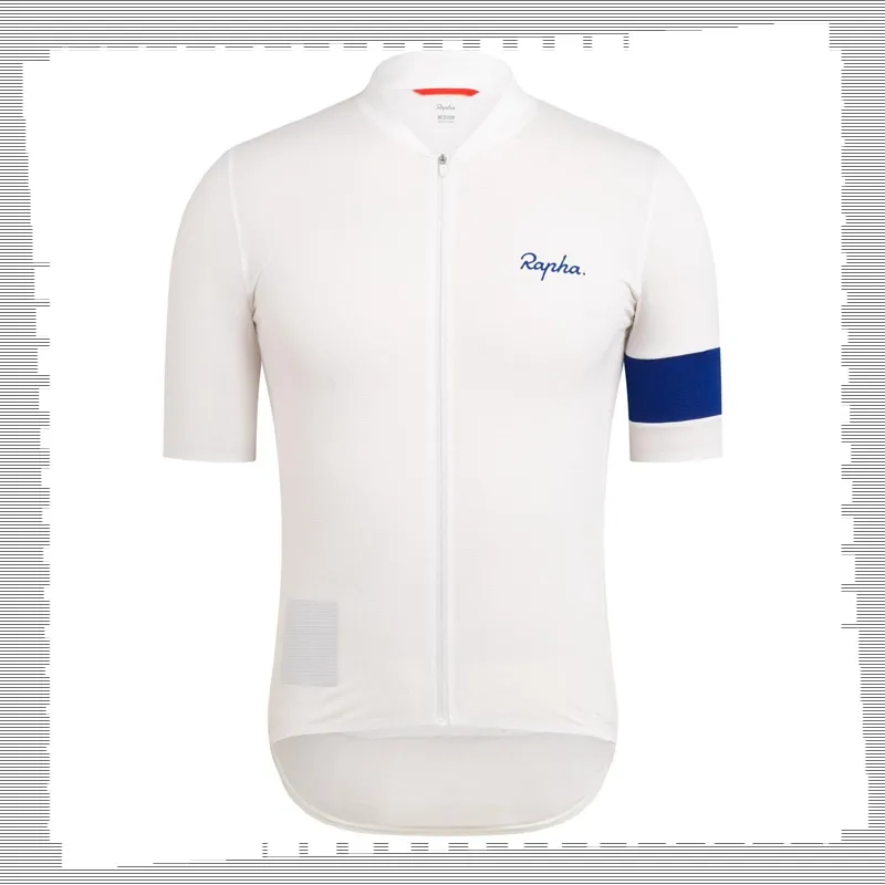 Pro Team koszulka kolarska rapha męskie letnie szybkoschnące mundury sportowe koszulki na rower górski szosowe topy rowerowe odzież wyścigowa Outdoor Sportswear Y21041293