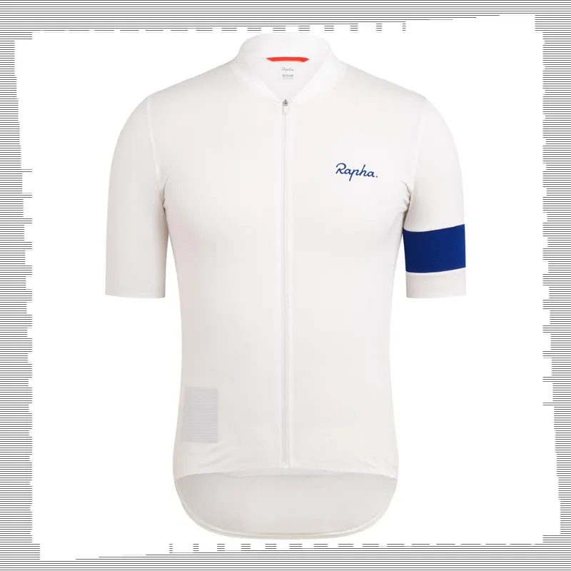 Pro Team rapha Cykeltröja Herr Snabbtorkande Sommar Sportuniform Mountainbikeskjortor Landvägscykelöverdelar Racingkläder Utomhussportkläder Y21041293