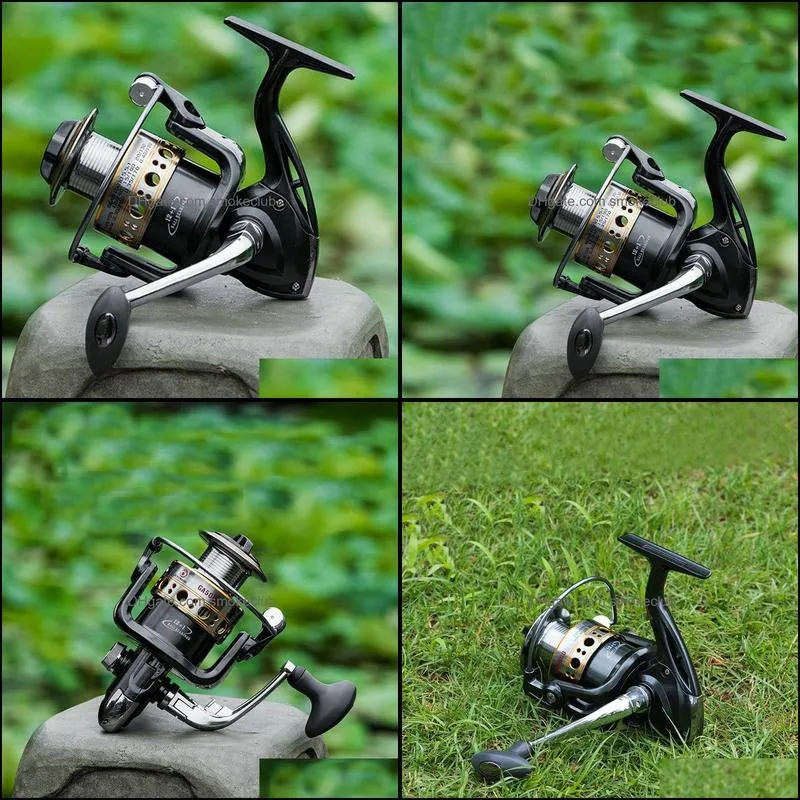 Fishing Reel GA1000-7000 Unidirectional Non-gap Spinning Wheel Speed Ratio 5.5:1 Full Metal Wire Loop YL-0038 Baitcasting Reels