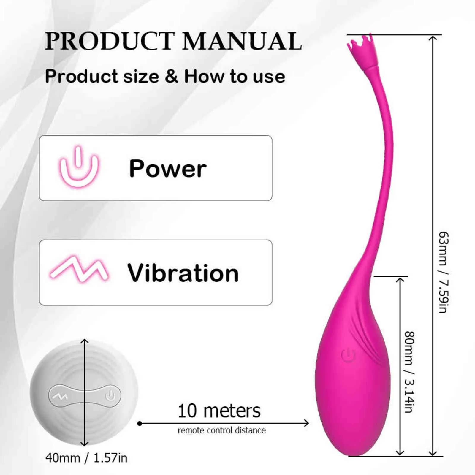 NXY vibrateurs s HWOK culotte télécommandée sans fil oeuf vibrant portable gode vibrateur G Spot Clitoris sexe_voghion.com