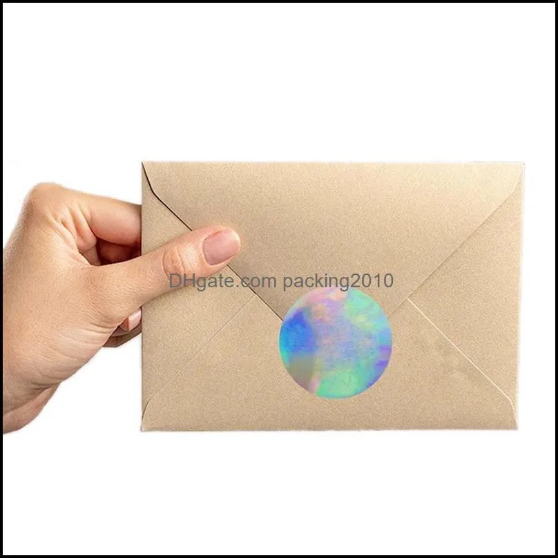 Round Colorful Coding Label Stickers Dots Kids Toy Decoration Teacher Reward Writable Gift Packaging Stationery Sticker Wrap
