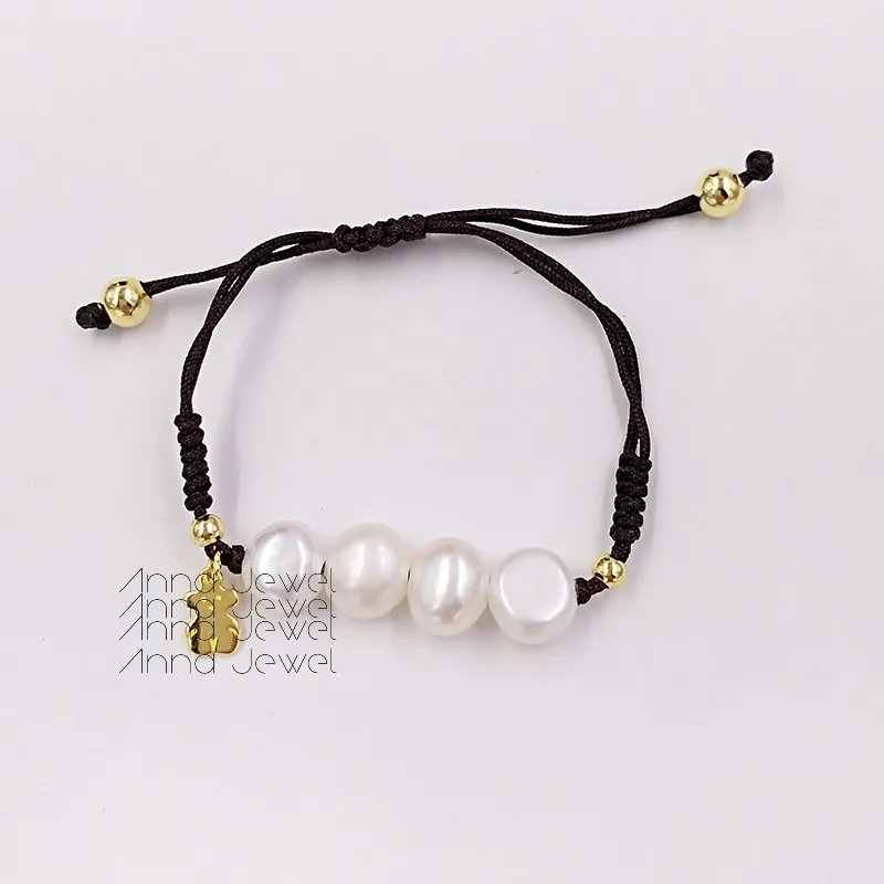 925 Sterling Silver Bear Charm Ankle Bracelet With Beaded Pearl For Women  And Men Cute The Bangles Vicki Peterson Chain Set Perfect Birthday Gift  313031510 From Annajewel, $15.38