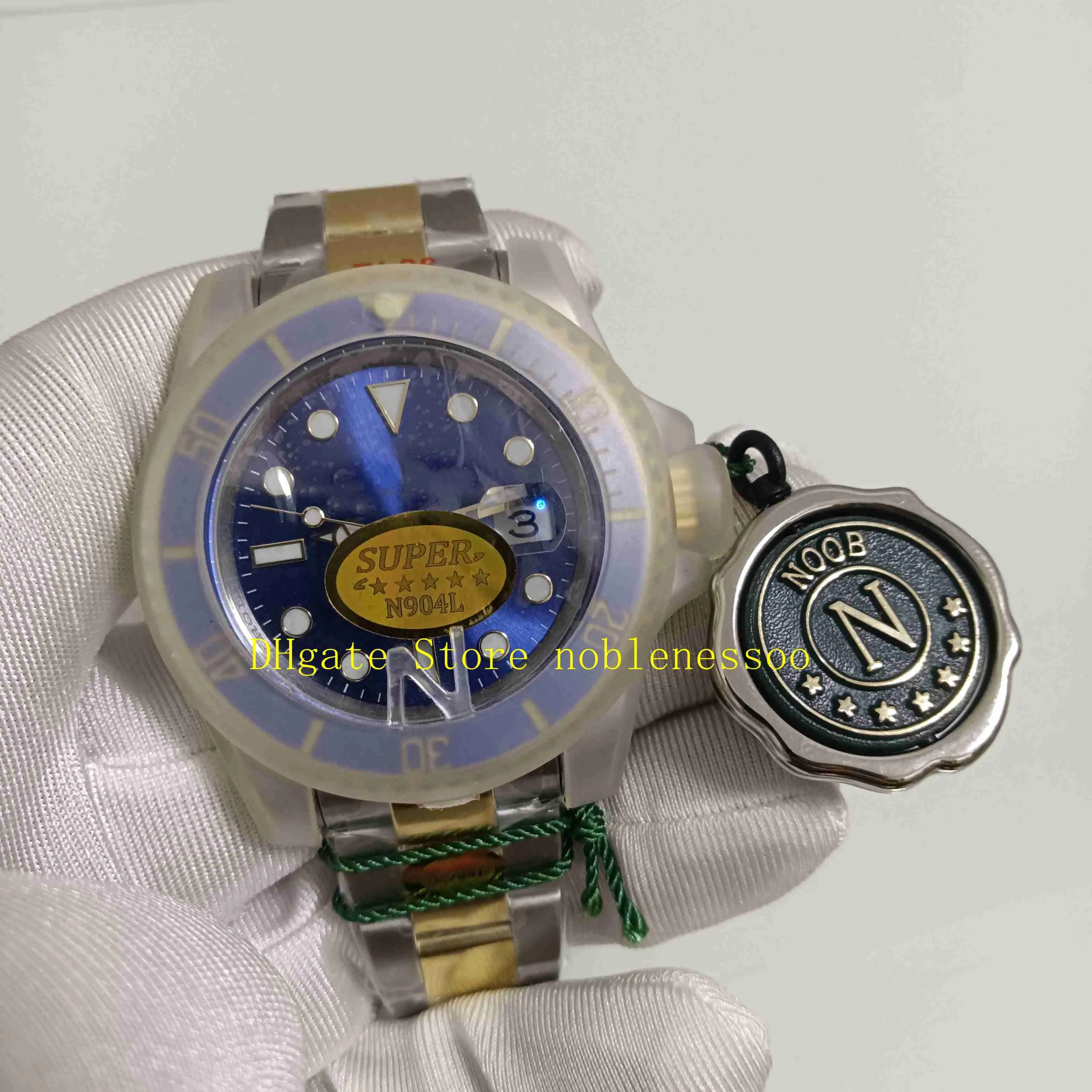 7 Couleurs Et Coffret Cadeau N Factory 126613 Montre Acier 904L V5 Homme 41mm Cadran Bleu Céramique Noire Or Jaune 126613LB 126613LN Diving NoobF Eta Cal.2813 Montres Automatiques