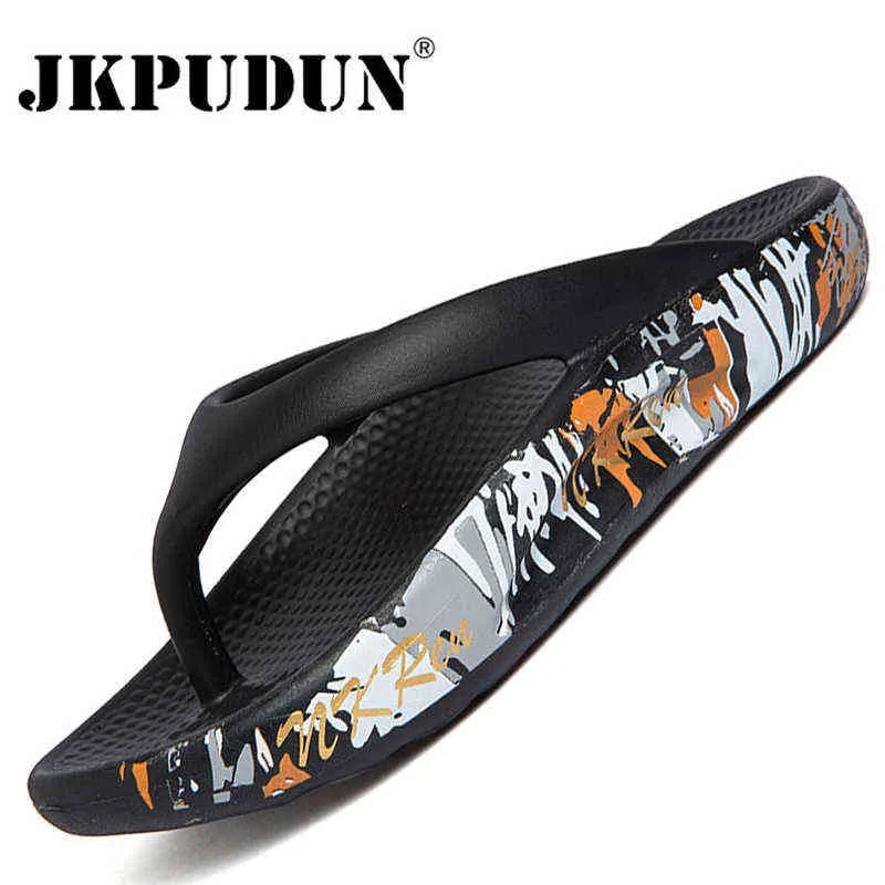 Chinelos de verão homens flip flops casuais sandálias unisex slip-on EVA slides macios trendy praia plana de alta qualidade chinelo de banheiro 220302