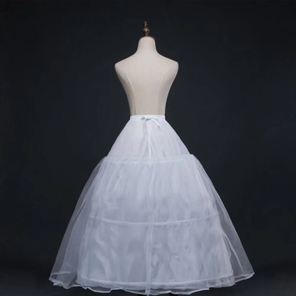 52016 robe de mariée Crinoline jupon de mariée sous-jupe 3 cerceaux221R