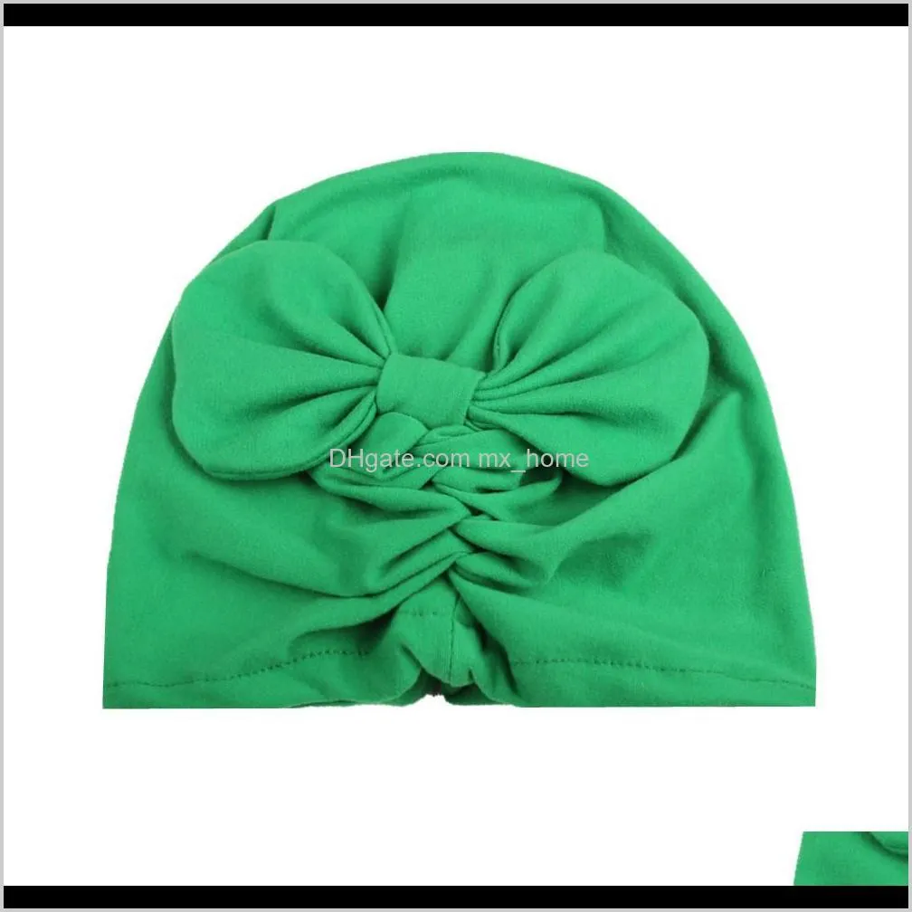 fashion new bow pleated baby hat