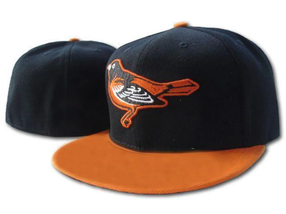 2021 En yeni Arrivel Moda Orioles Beyzbol Kapakları Hiphop Gorras Bones Erkekler İçin Sport Kadınlar Düz takılı Hats3481847