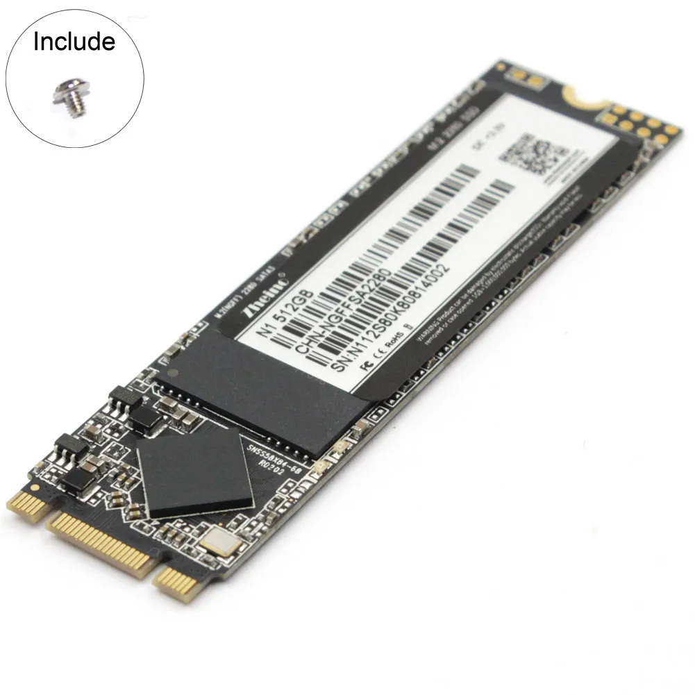 Disco de estado sólido interno ZHEINO 2280mm m.2 512GB SSD Difícil Difícil para Notebook PC Portátil