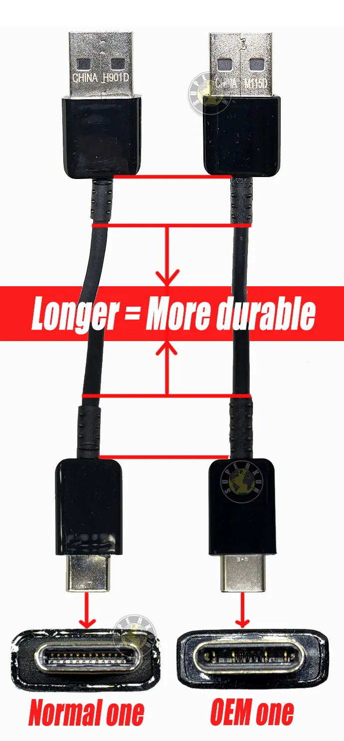 Cable Chargeur Usb Type-C Cordon Rapide Original Samsung Galaxy