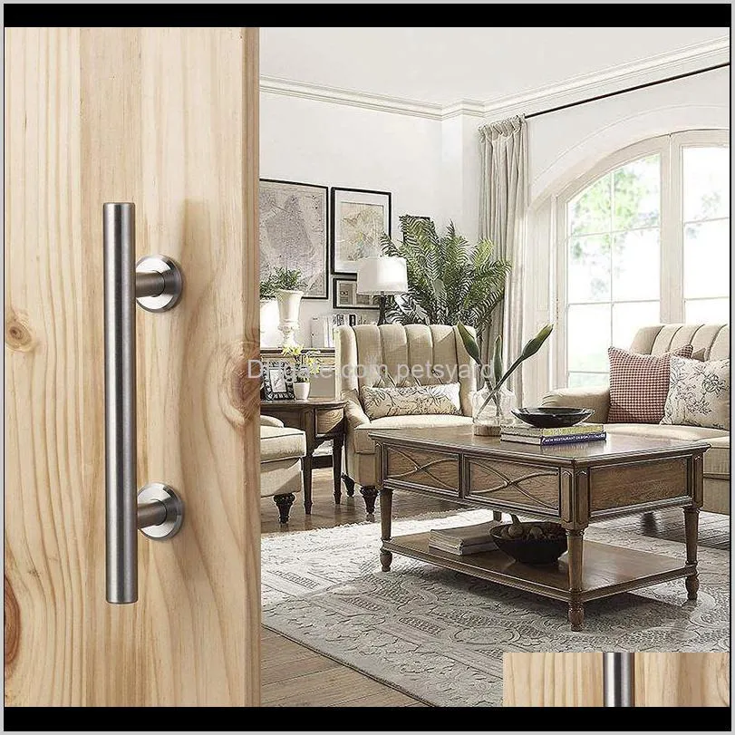stainless steel sliding barn door pull handle wood handles for interior doors & pulls